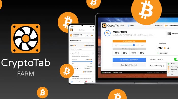 CryptoTab Farm – иновация в добива на криптовалута